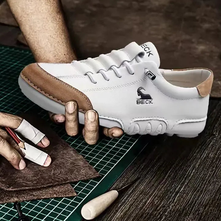 New Arrivals Sports Genuine Cowhide Breathable Sneakers