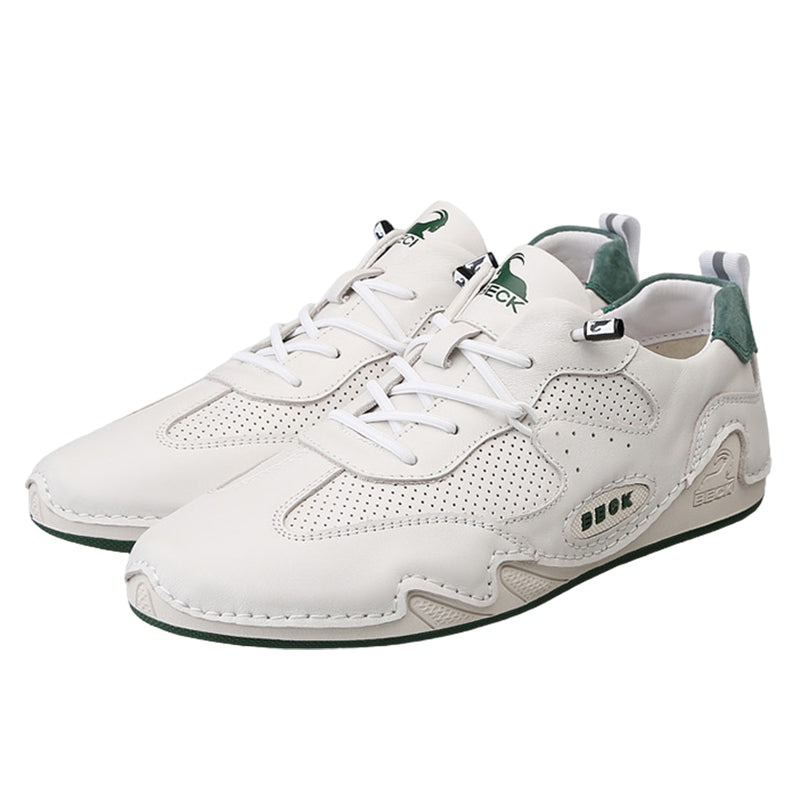 Hollow Cowhide Sneakers