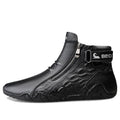 Alligator Leather High-top Casual Shoes