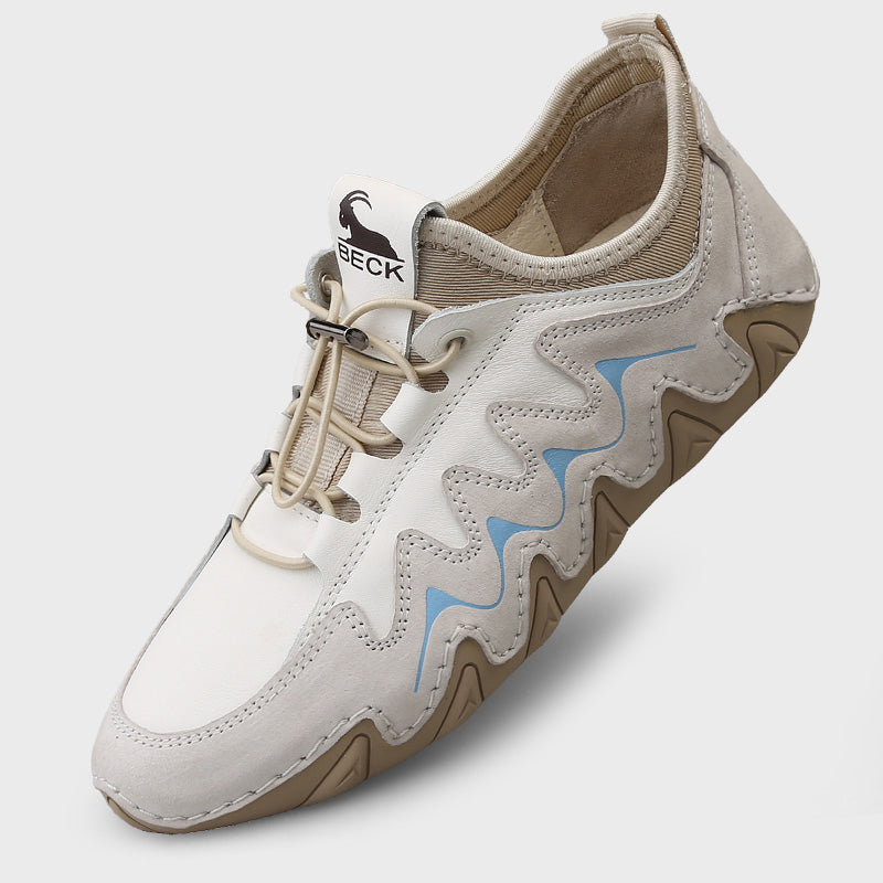 Handmade Patchwork Color Casual Sneakers