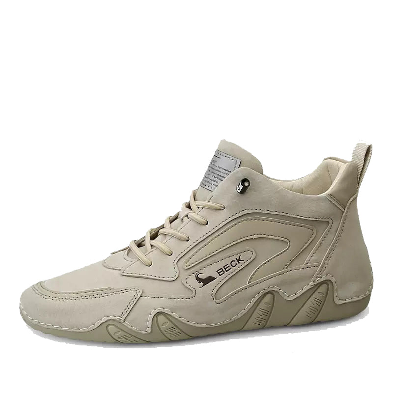 Genuine Leather Athletic Casual Short Boots