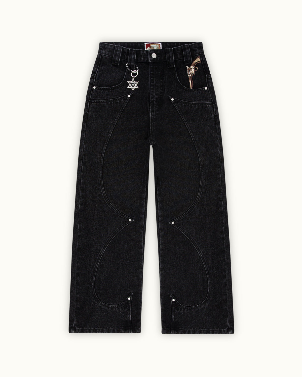 Fast Draw Black Denim（Printed style）