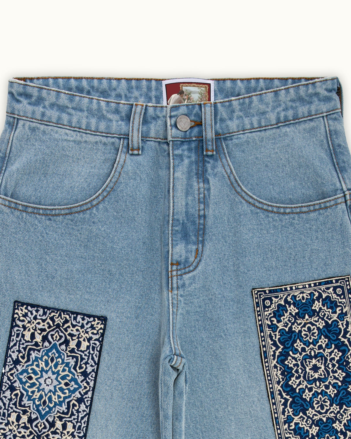 Rug Patchwork Denim（Printed style）