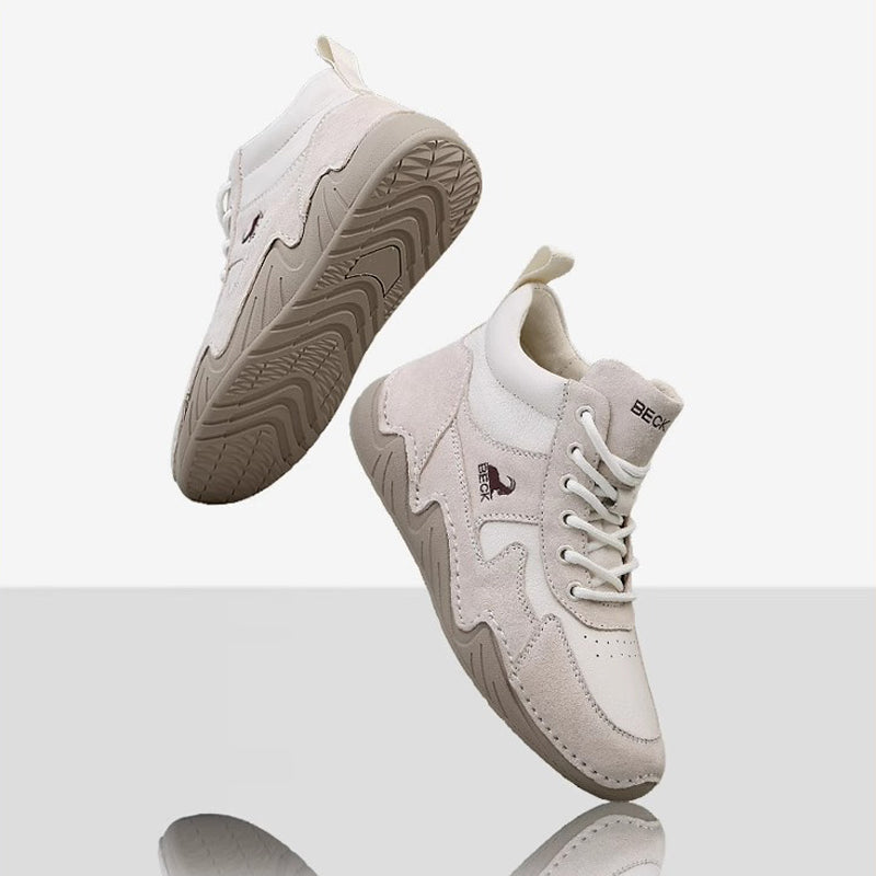 Handmade Patchwork Color Casual Sneakers