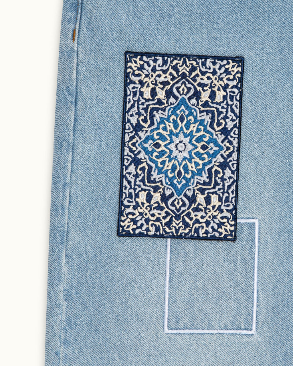 Rug Patchwork Denim（Printed style）