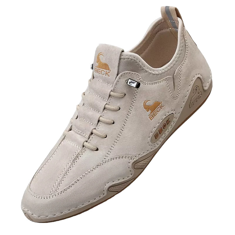 Casual Sneakers Cowhide Soft-soled Men's Shoes