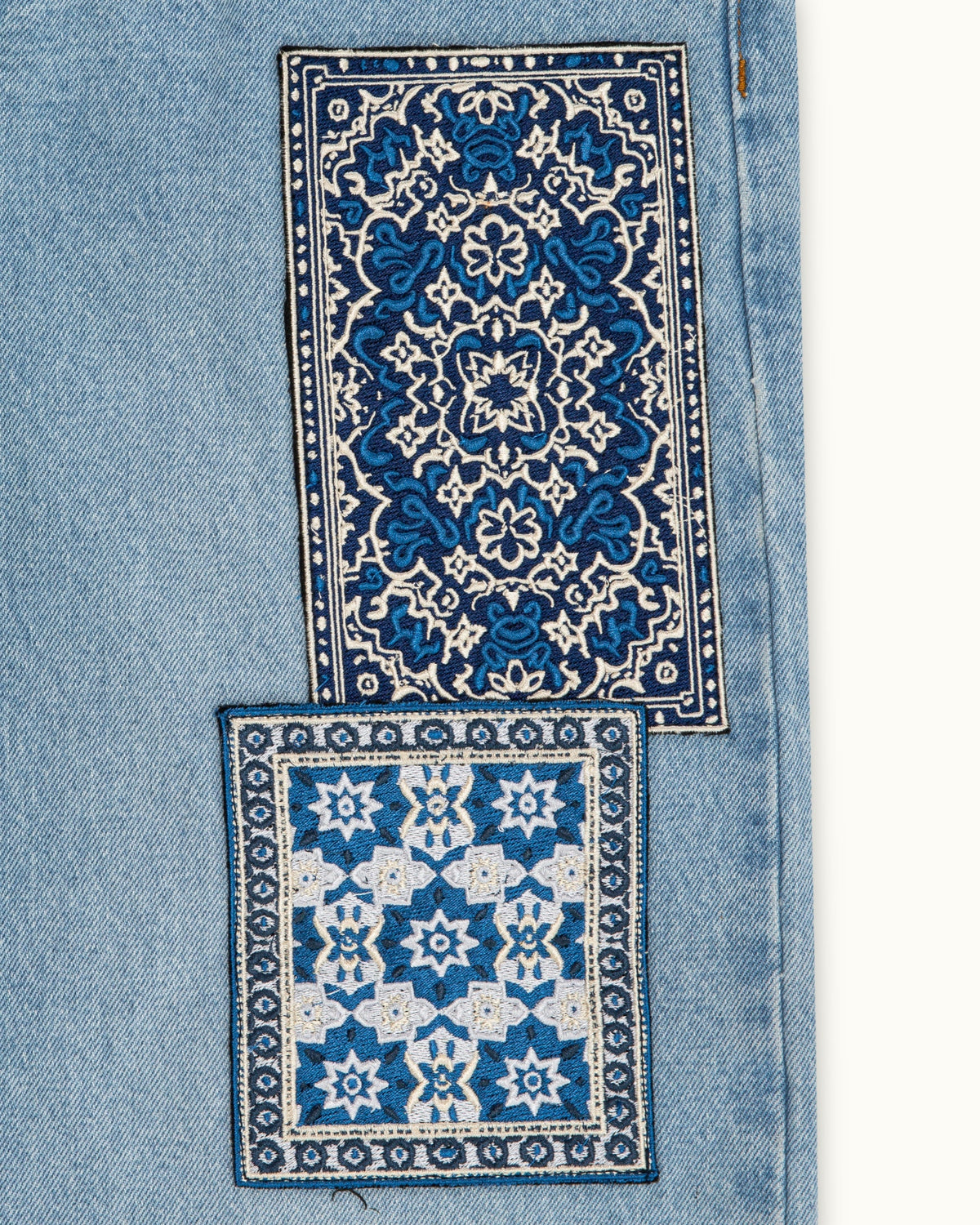 Rug Patchwork Denim（Printed style）