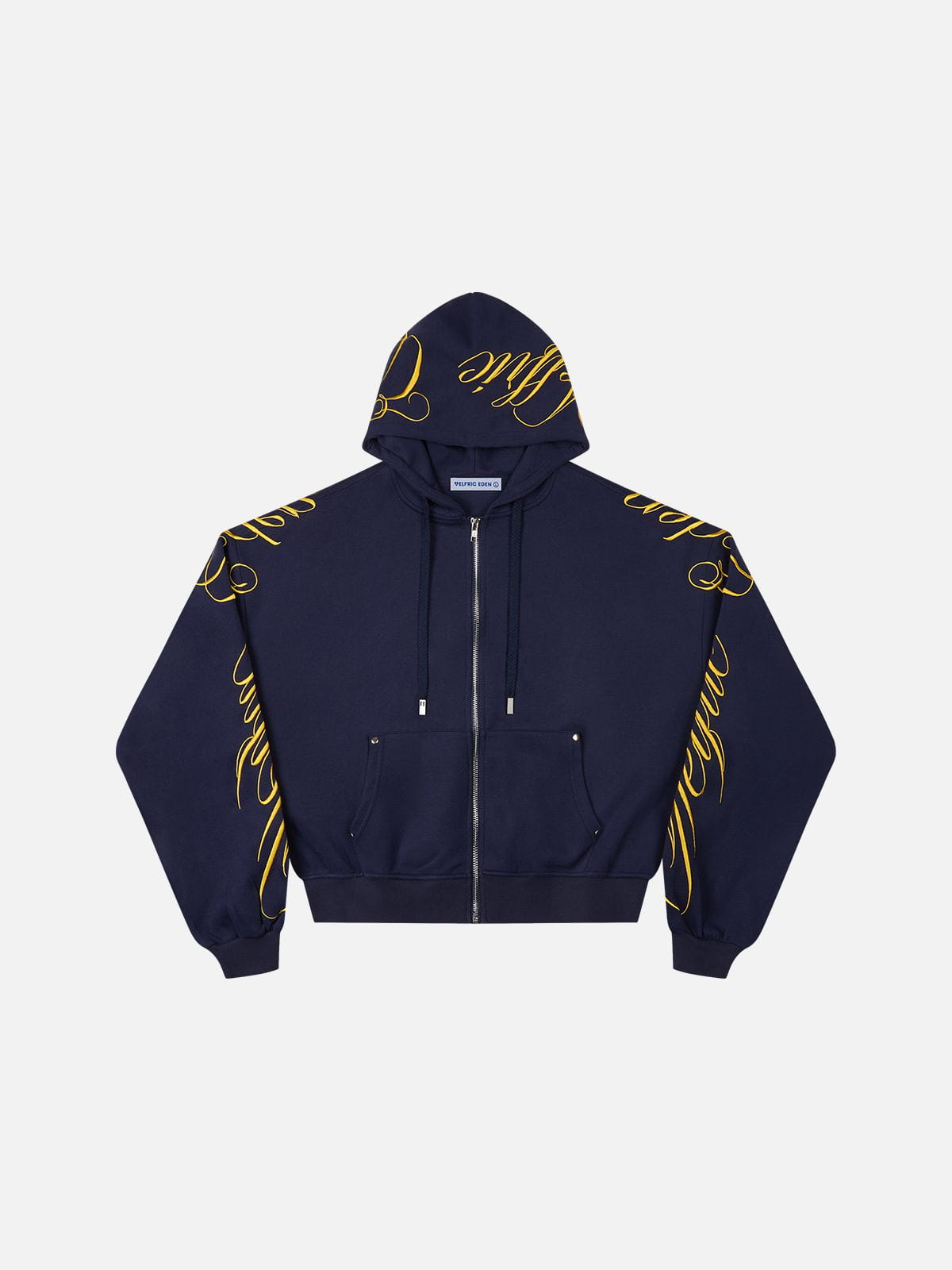 Aelfric Eden Boxy Script Embroidery Hoodie Sets