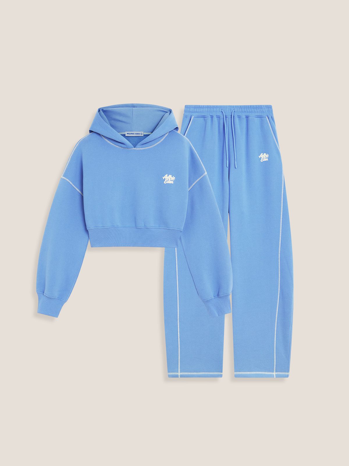 Soufflé Cropped Hoodie Sets