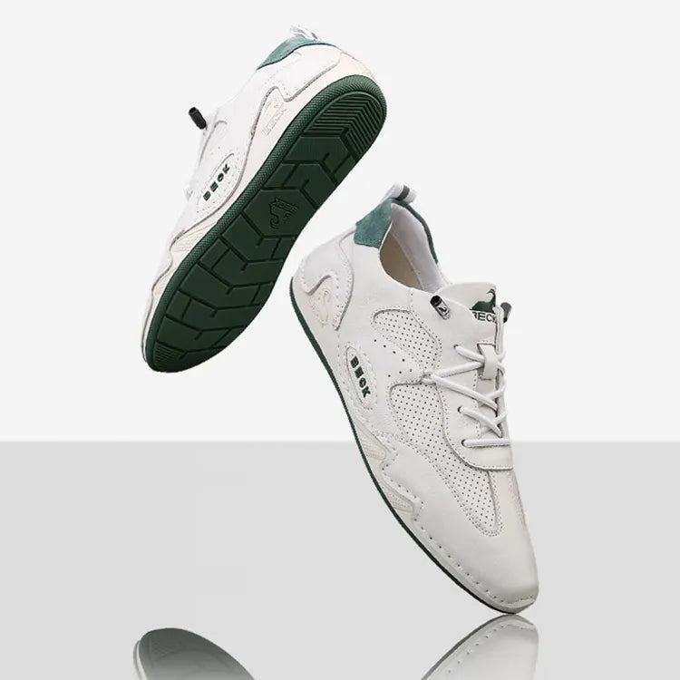 Hollow Cowhide Sneakers