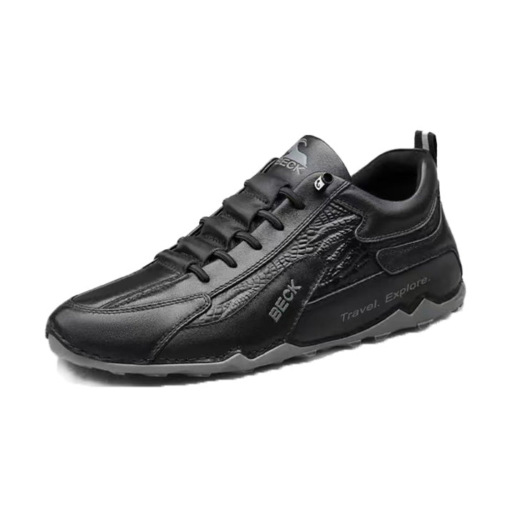 Cowhide Comfortable Breathable Trendy Versatile Sneakers