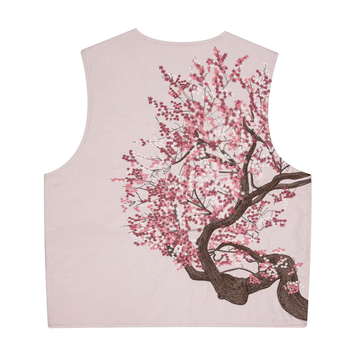 "blossom v3" denim Vest