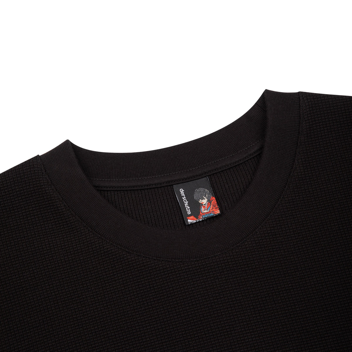 "blossom" waffle Longsleeve black