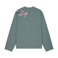 "blossom" waffle Longsleeve blue