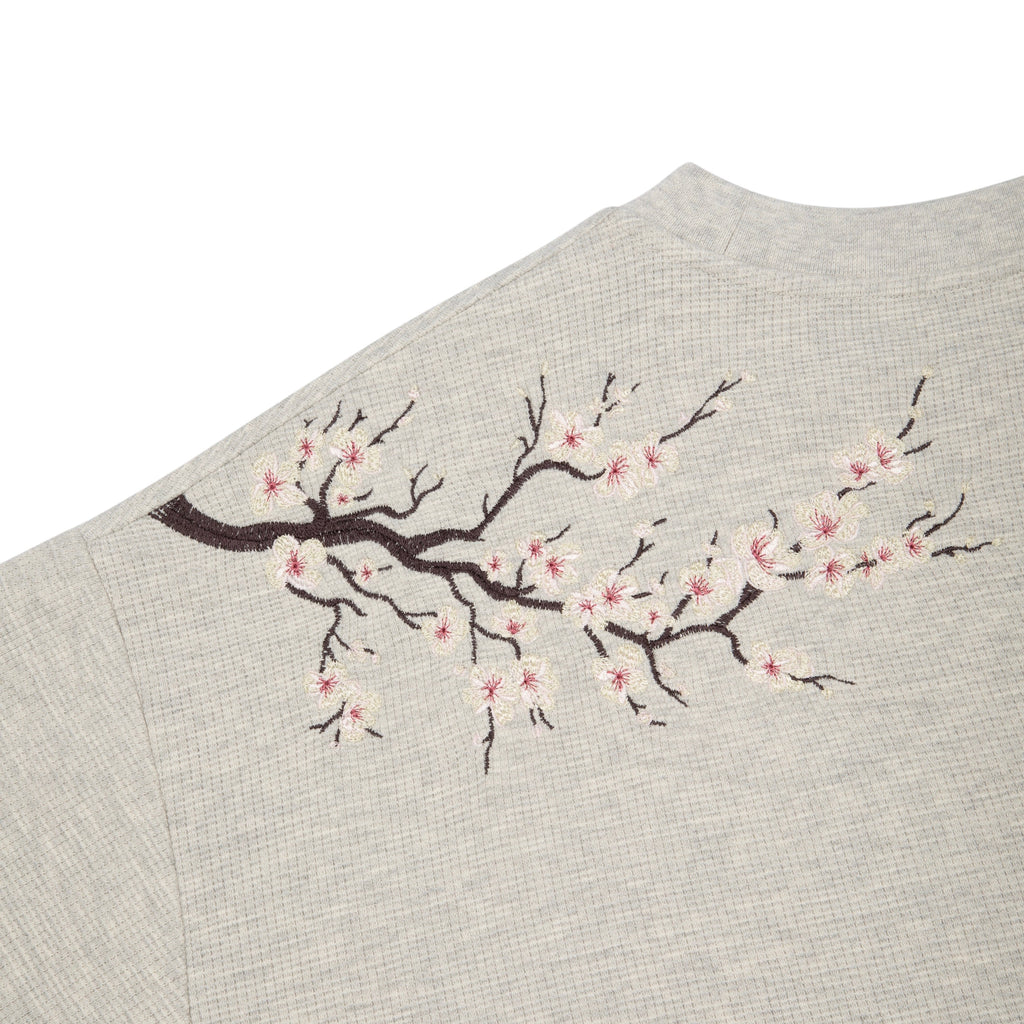 "blossom" waffle Longsleeve grey melange