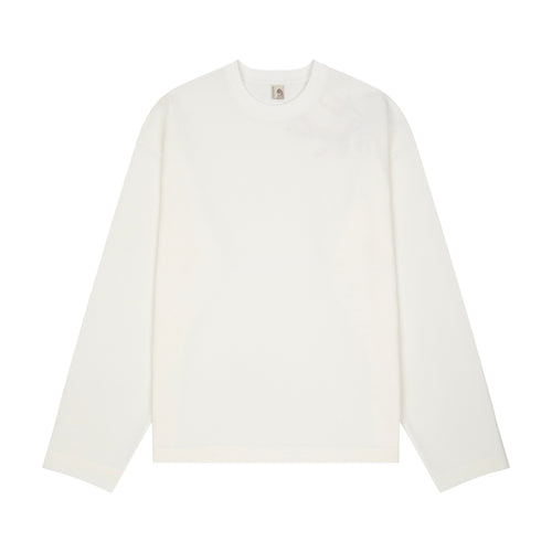 "blossom" waffle Longsleeve off white