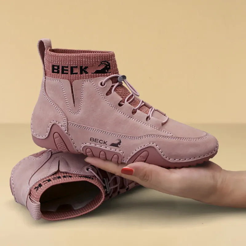 Hand Stitched Leather Women Shoes