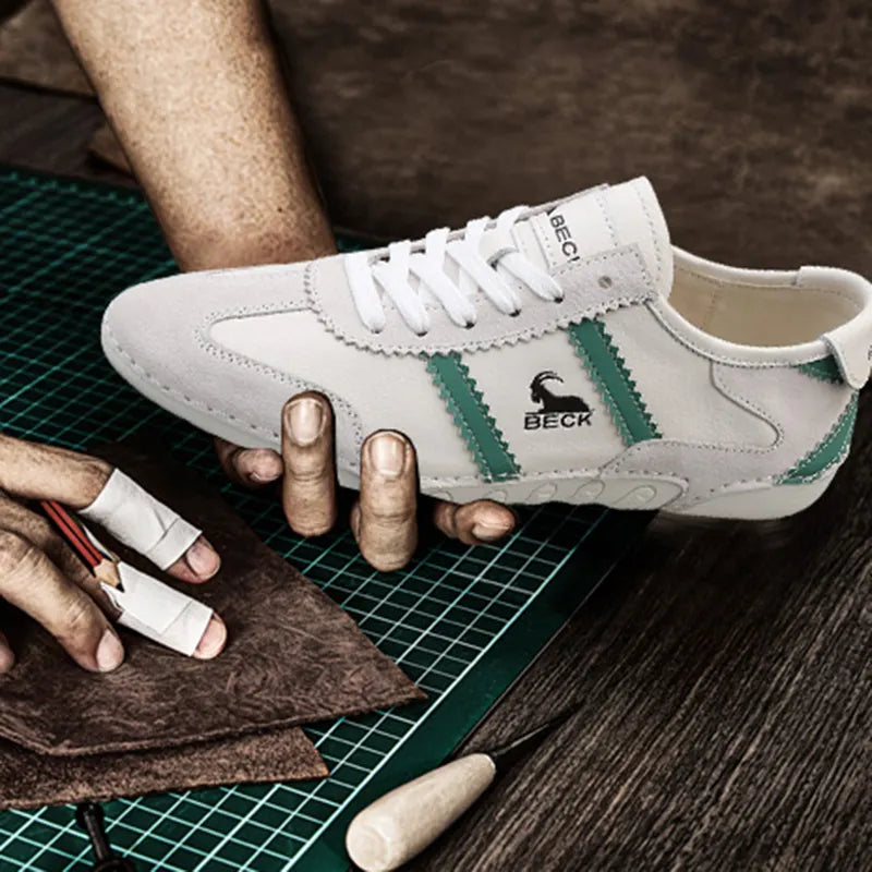 Handmade Sports Hand-stitched Casual Sneakers