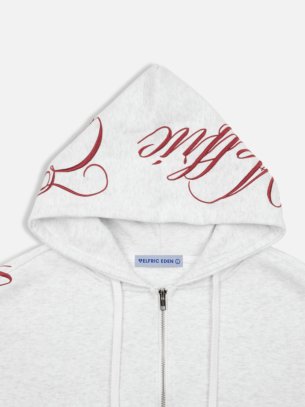 Aelfric Eden Boxy Script Embroidery Hoodie Sets
