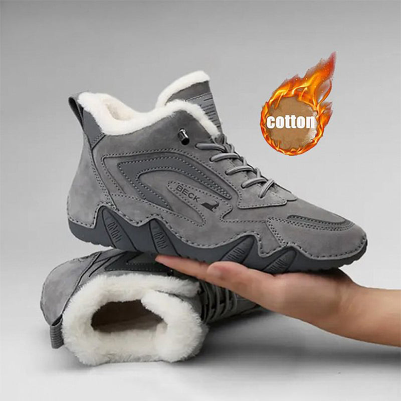 Fleece Platforms High Top Casual Shoes