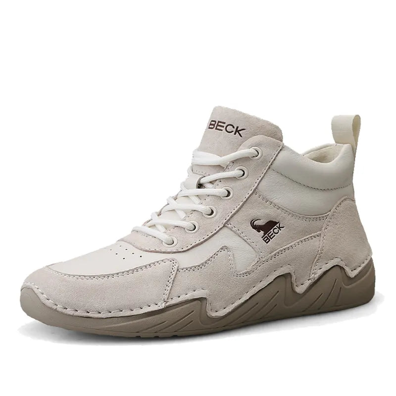 Handmade Patchwork Color Casual Sneakers