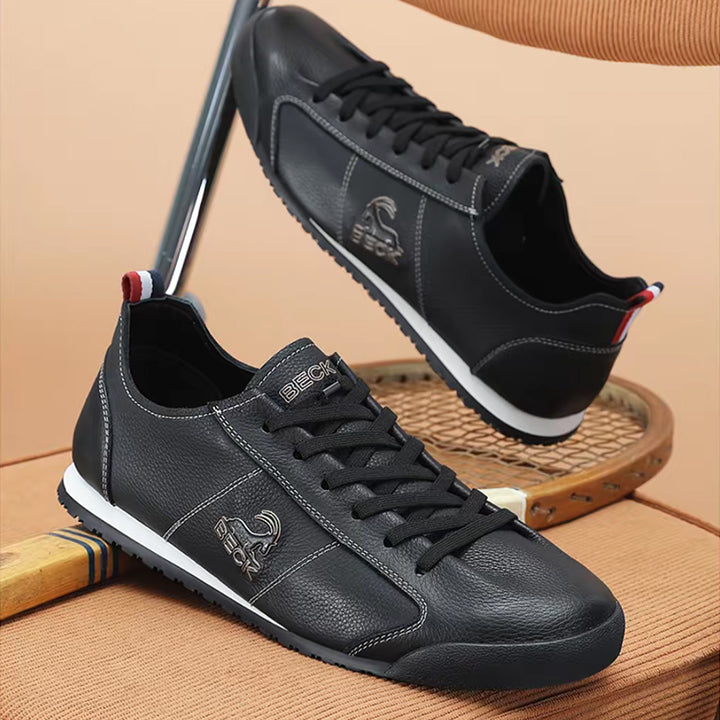 New Arrivals Fashion Cowhide Pure Leather Sports Casual Shoes