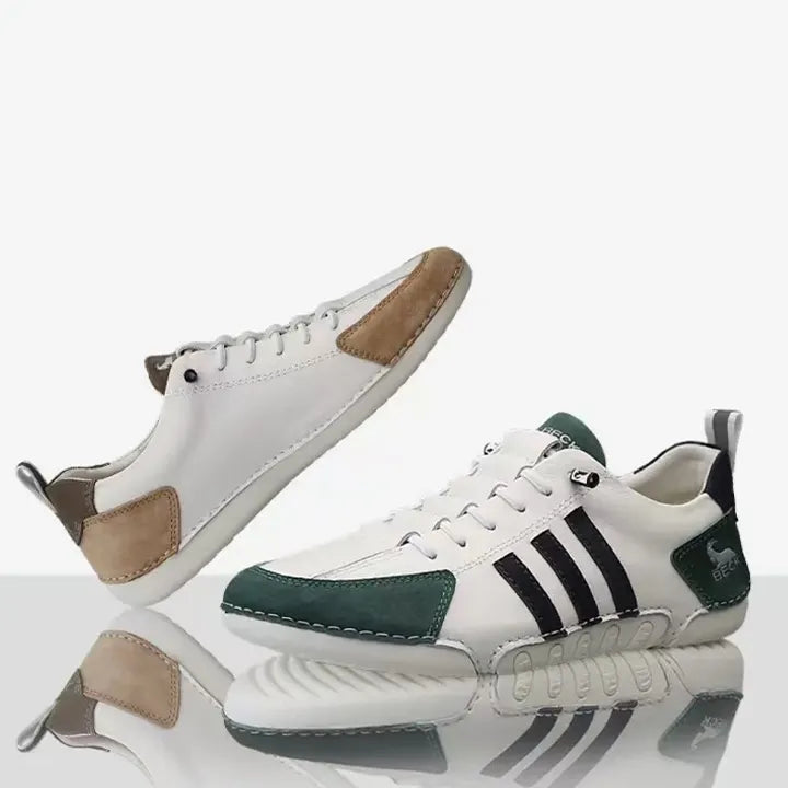 New Genuine Leather Fashionable Men's Casual Travel Shoes