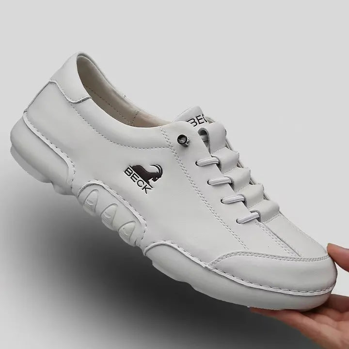 New Arrivals Sports Genuine Cowhide Breathable Sneakers