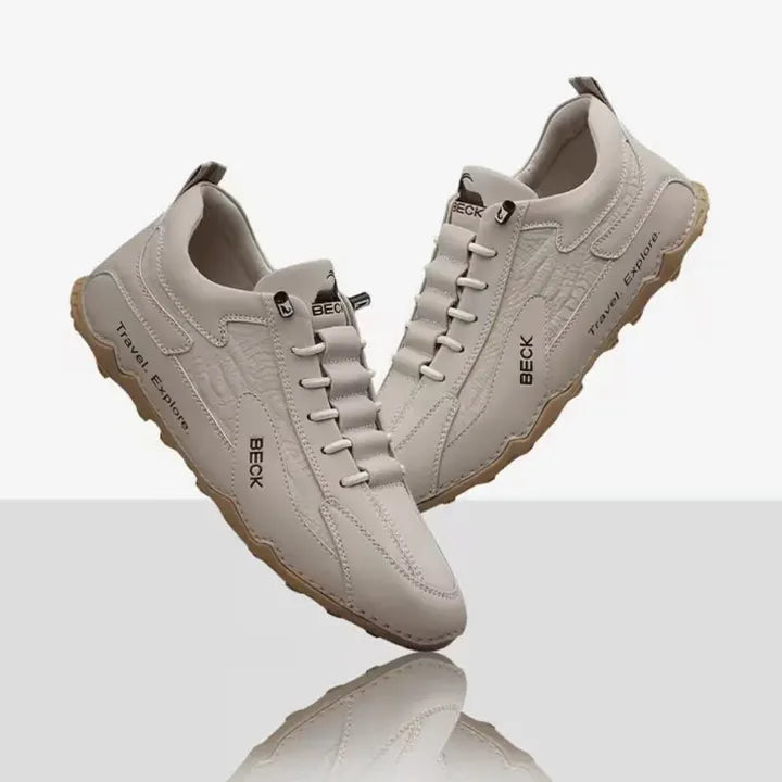 Cowhide Comfortable Breathable Trendy Versatile Sneakers