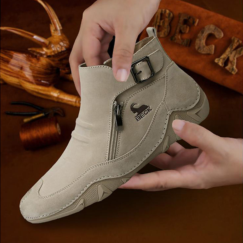 Solid Color Leather Shoes