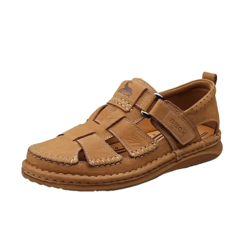 Cowhide Breathable Beach Shoes Casual Sandals
