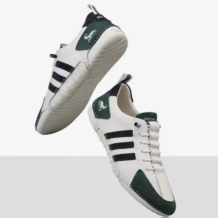 New Genuine Leather Fashionable Men's Casual Travel Shoes