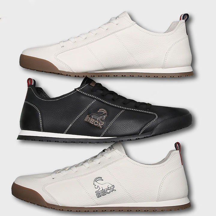 New Arrivals Fashion Cowhide Pure Leather Sports Casual Shoes