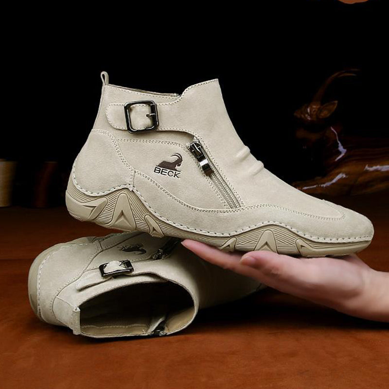 Solid Color Leather Shoes