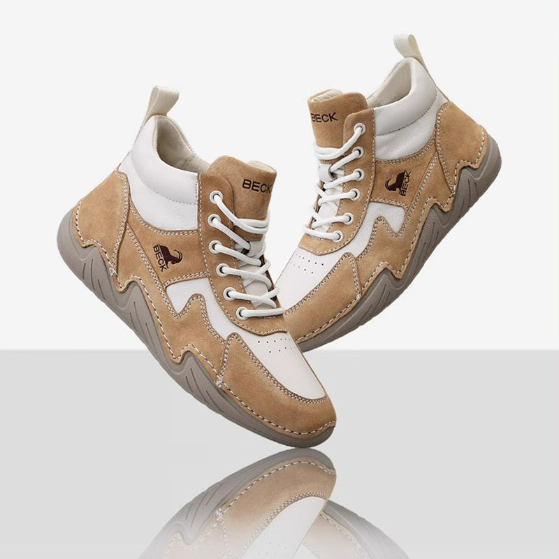 Handmade Patchwork Color Casual Sneakers