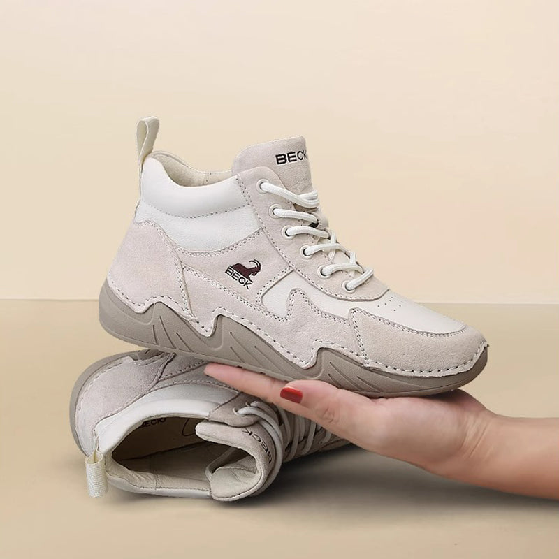 Handmade Patchwork Color Casual Sneakers
