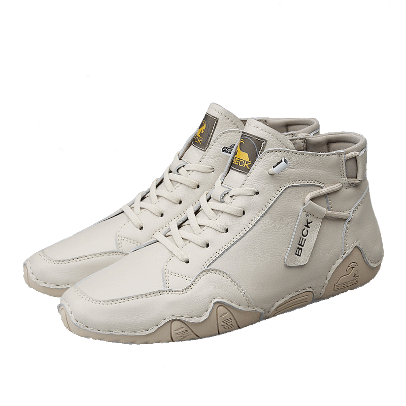 High-top Cowhide Men Boot