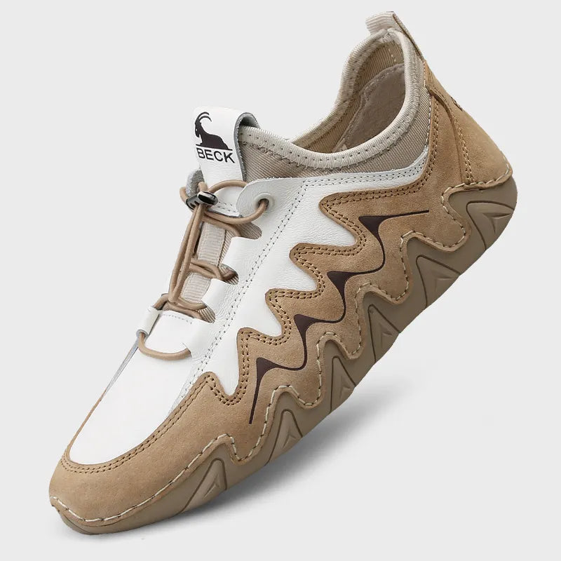 Handmade Patchwork Color Casual Sneakers