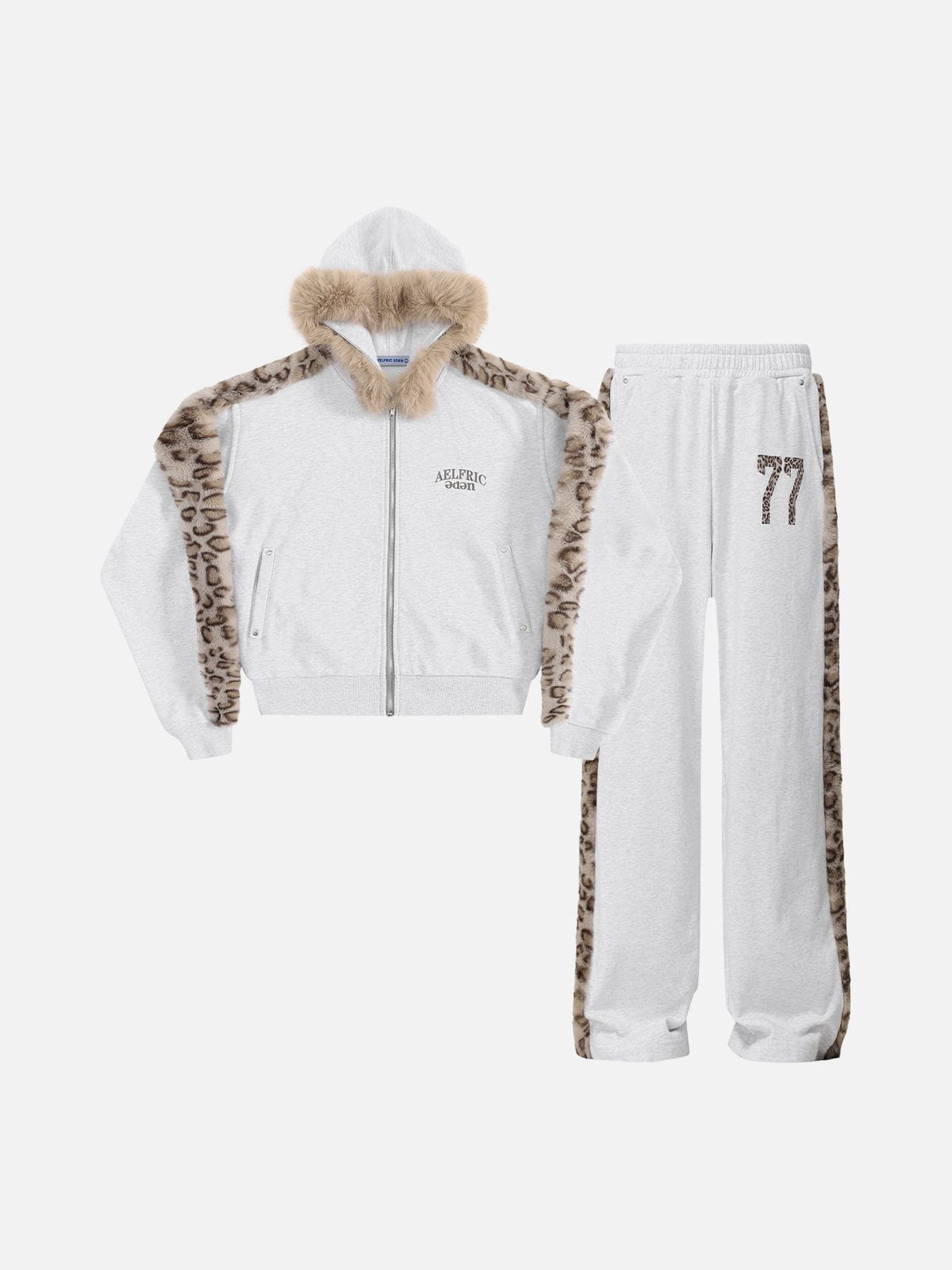 [Pre-Order] Aelfric Eden Leopard Print Faux Fur Sets