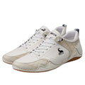 Crocodile Print Patchwork Fashion Casual Leather Shoes