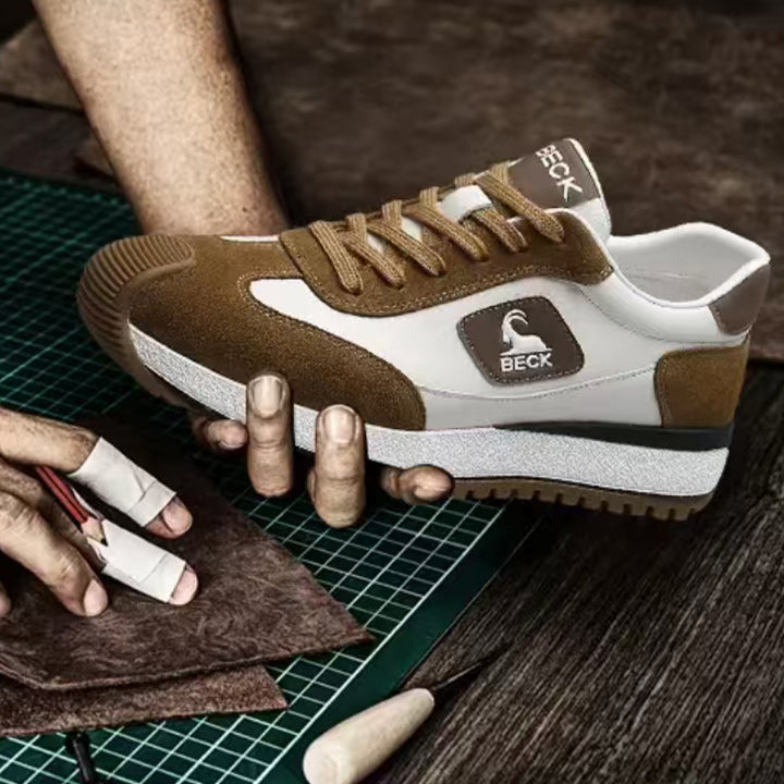 New Arrivals Versatile Fashion Cowhide Sports Casual Shoes