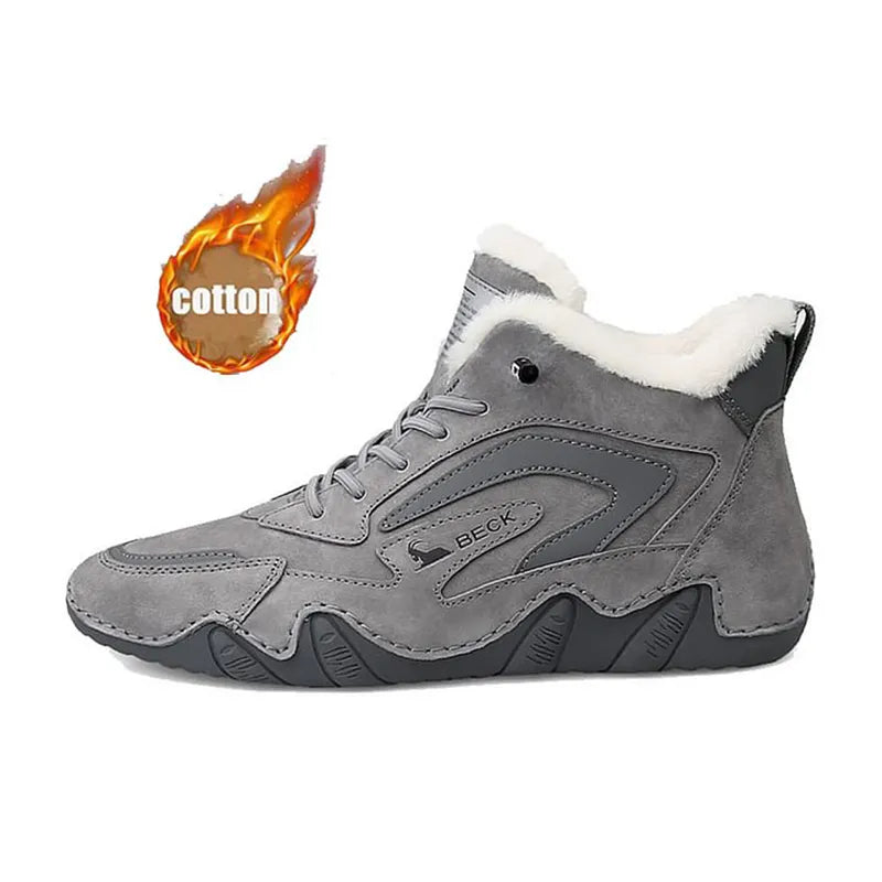 Fleece Platforms High Top Casual Shoes