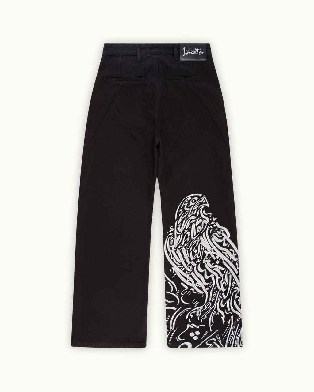 Black Crescent Pants（Printed style）