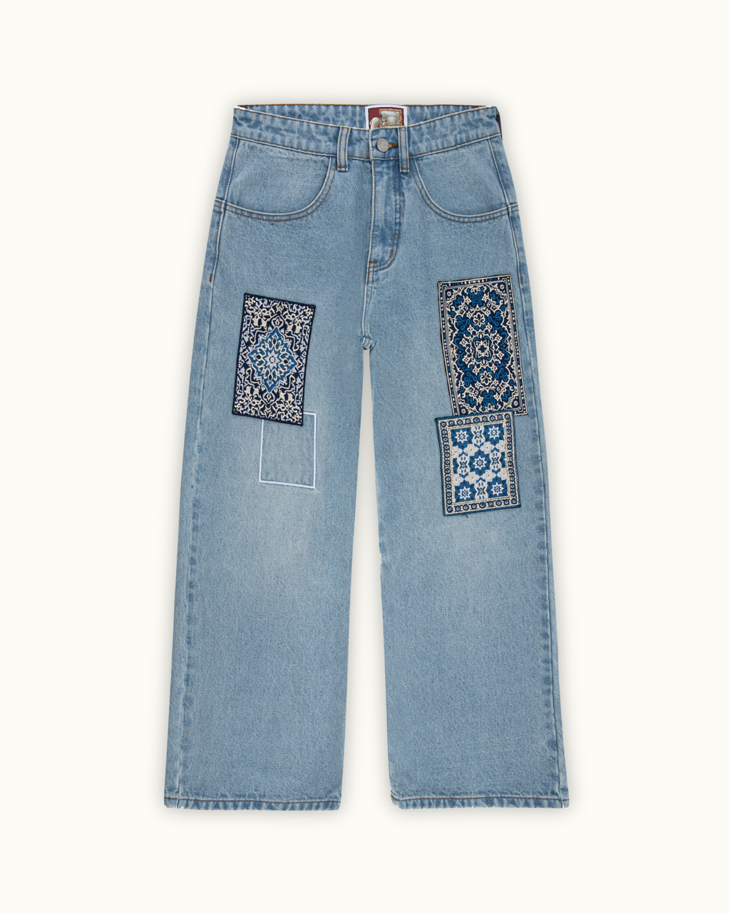 Rug Patchwork Denim（Printed style）