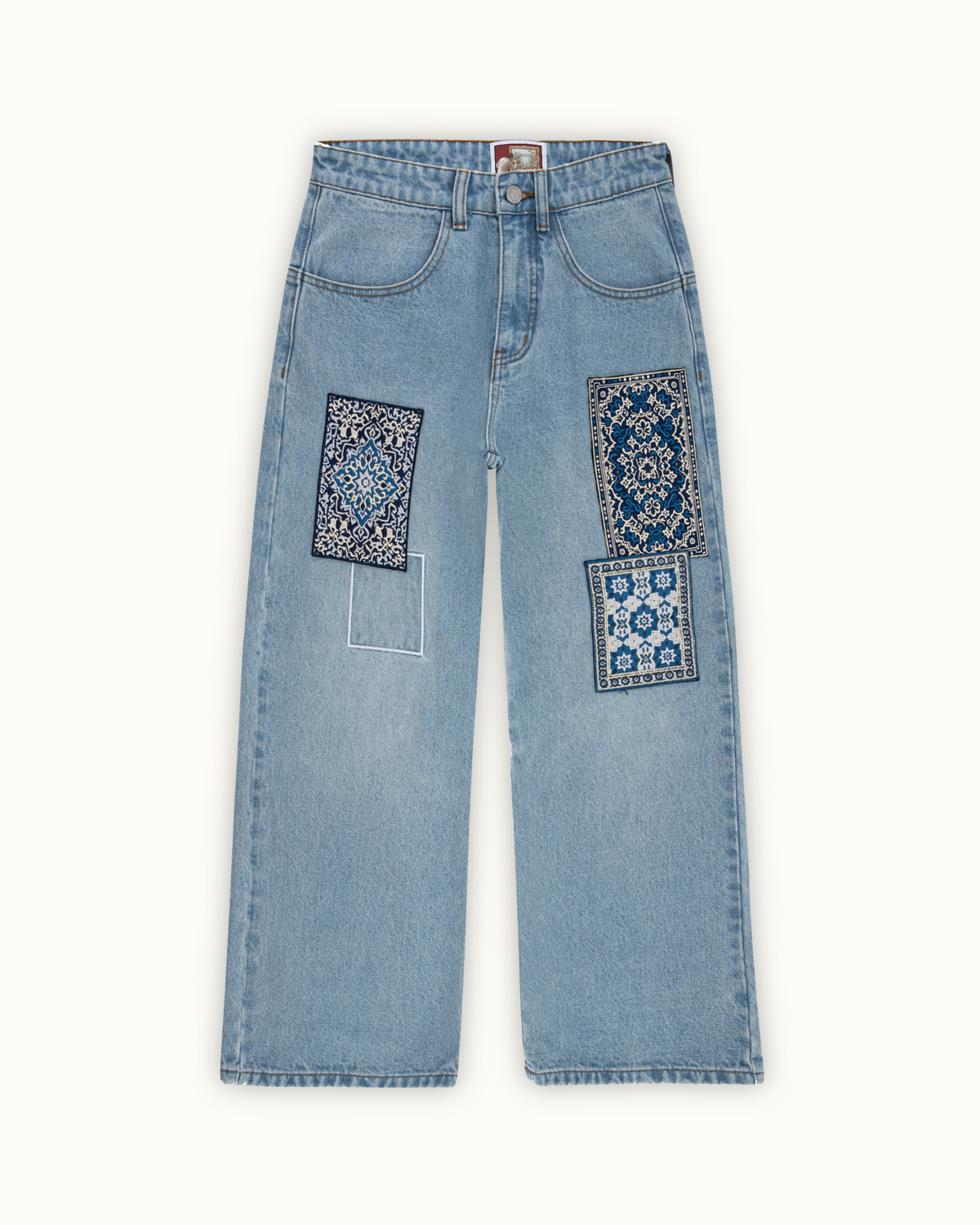 Rug Patchwork Denim（Printed style）
