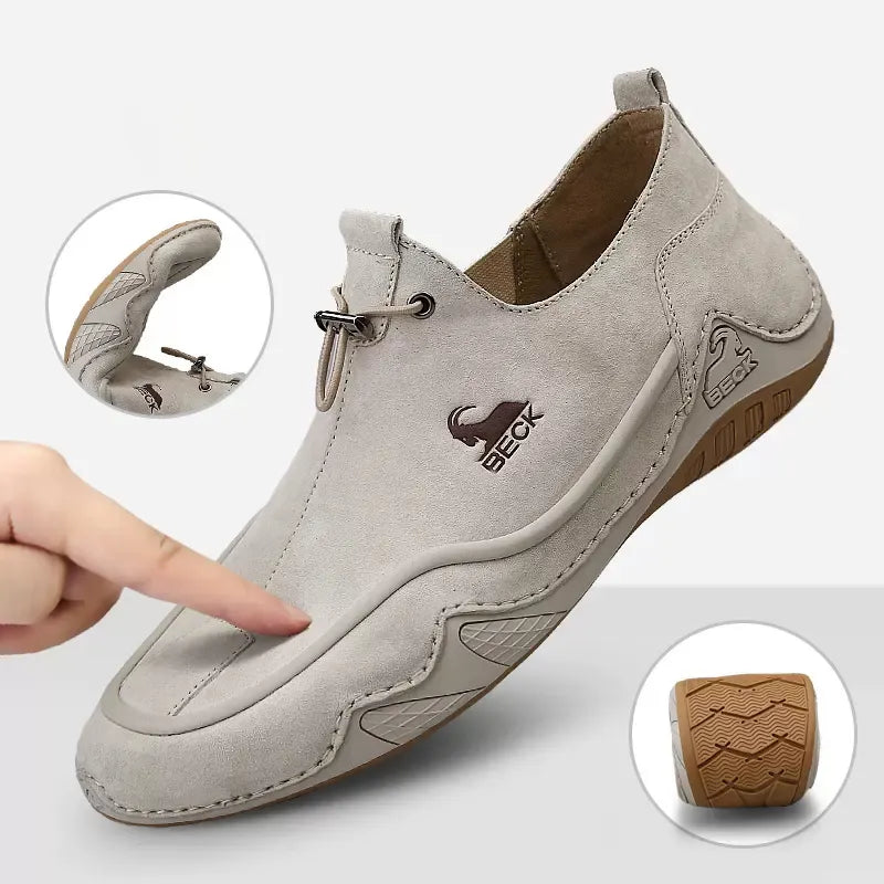 Leather Breathable Soft-soled Casual Shoes Handmade Leather Boot