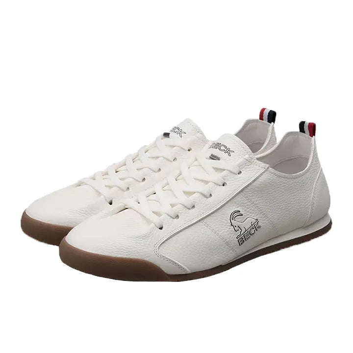 New Arrivals Fashion Cowhide Pure Leather Sports Casual Shoes