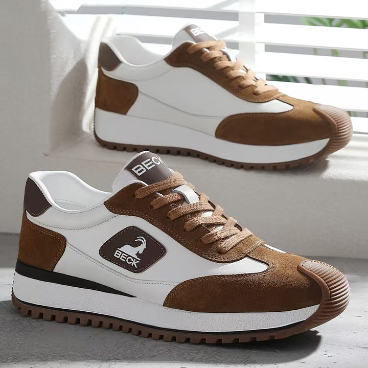 New Arrivals Versatile Fashion Cowhide Sports Casual Shoes