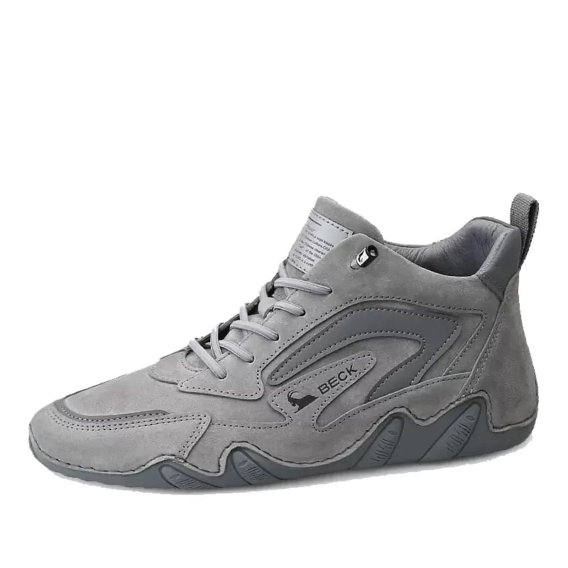 Genuine Leather Athletic Casual Short Boots