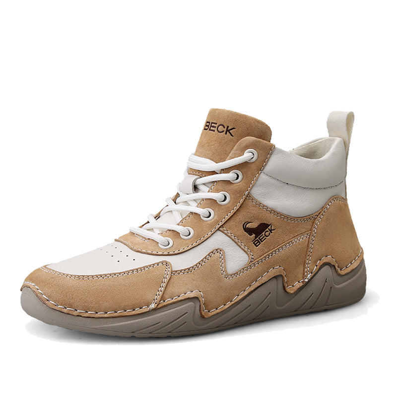 Handmade Patchwork Color Casual Sneakers